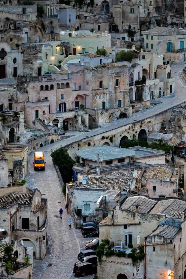 Обои вечер, дома, улица, италия, матера, the evening, home, street, italy, mater разрешение 1920x1080 Загрузить