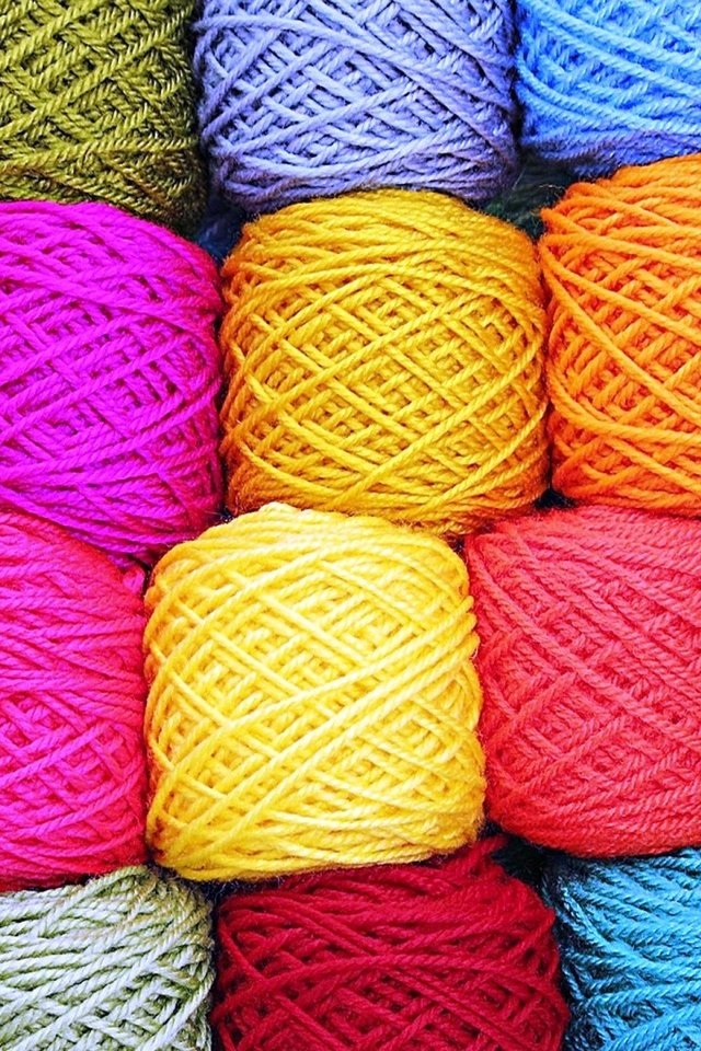 Обои разноцветные, нити, нитки, вязание, пряжа, рукоделие, мотки, colorful, thread, knitting, yarn, needlework, hanks разрешение 1920x1080 Загрузить