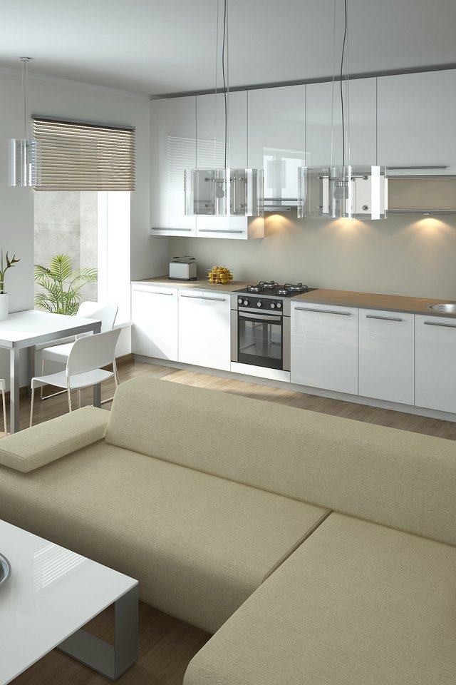 Обои стиль, интерьер, дизайн, кухня, гостиная, style, interior, design, kitchen, living room разрешение 2880x1800 Загрузить