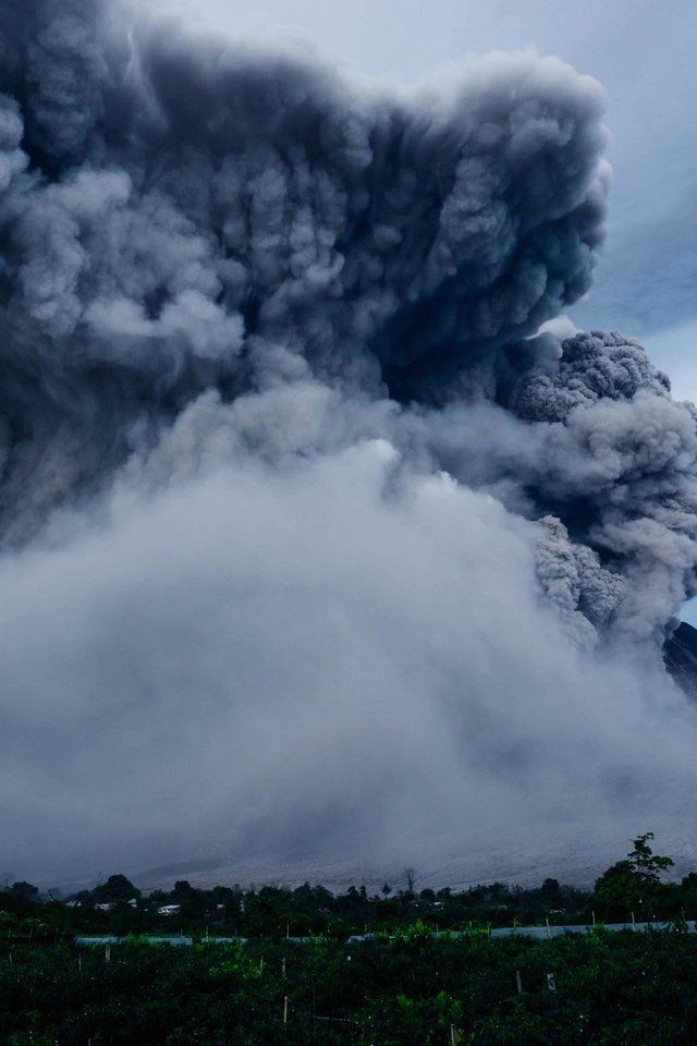 Обои извержение, вулкан, взрыв, the eruption, the volcano, the explosion разрешение 5818x3879 Загрузить