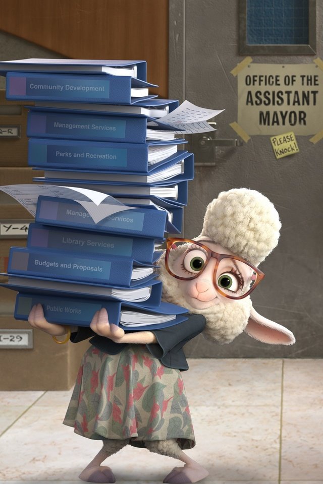 Обои очки, мультфильм, овечка, овца, зверополис, glasses, cartoon, sheep, zeropolis разрешение 3840x2160 Загрузить