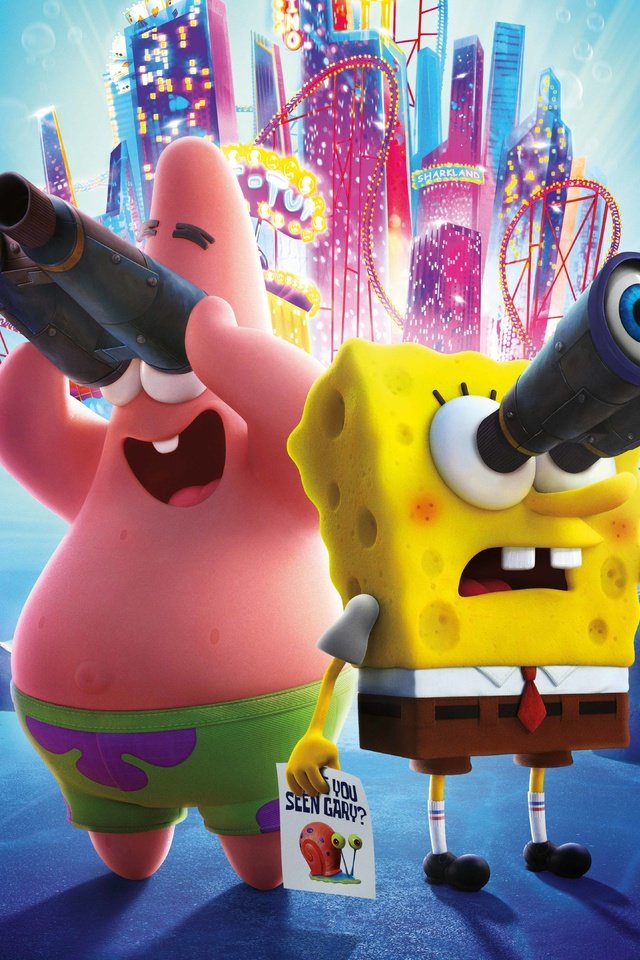 Обои губка боб, патрик, the spongebob movie: sponge on the run, spongebob, patrick разрешение 7680x4320 Загрузить