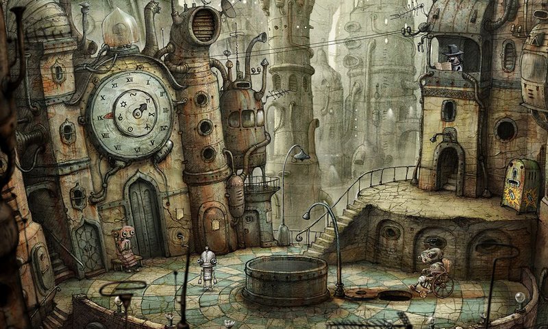 Обои робот, машинариум, игры, amanita design, robot, machinarium, game разрешение 1920x1200 Загрузить