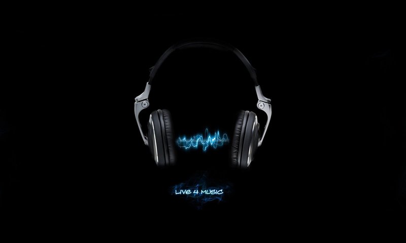 Обои наушники, жизнь для музыки, headphones, life for music разрешение 1920x1200 Загрузить