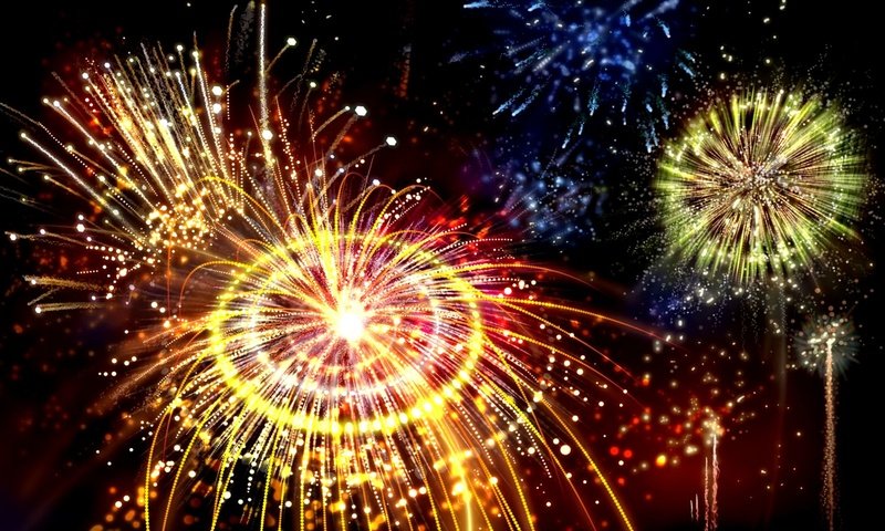 Обои салют, праздник, фейерверк, salute, holiday, fireworks разрешение 2000x1250 Загрузить