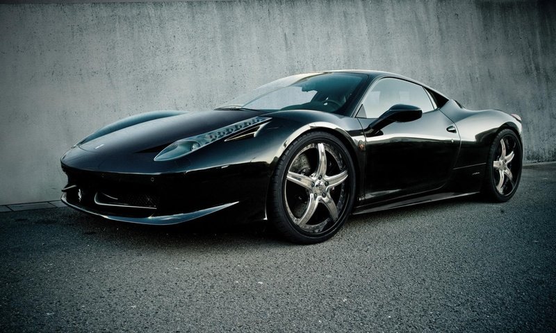 Обои черный, италия, феррари, блака, вид сбоку, wheels, 458 italia, black, italy, ferrari, side view разрешение 1920x1080 Загрузить