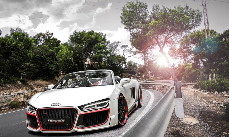 Обои дорога, ауди, спорткар, road, audi, sports car разрешение 2560x1440 Загрузить