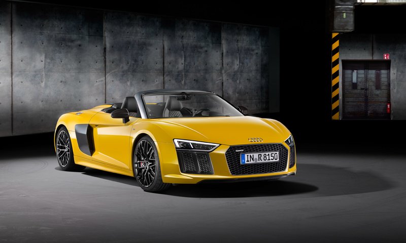 Обои желтый, ауди, spyder, yellow, audi разрешение 4096x2897 Загрузить