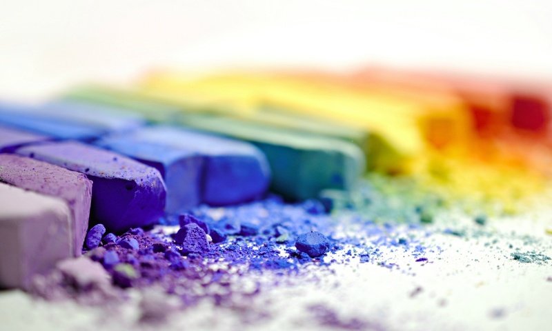 Обои разноцветные, цвет, цветные, мелки, мел, colorful, color, colored, crayons, mel разрешение 2048x1229 Загрузить