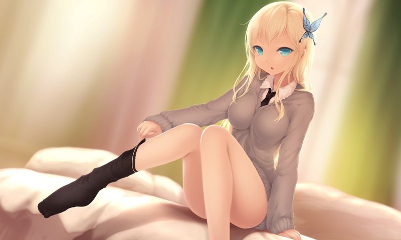 Обои аниме, блонд, anime, blonde разрешение 1920x1200 Загрузить