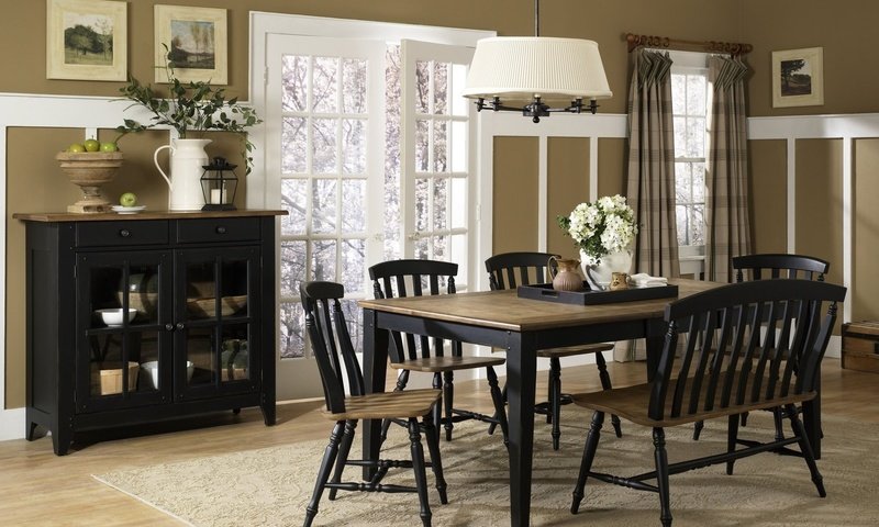 Обои стол, мебель, стулья, столовая, table, furniture, chairs, dining room разрешение 1920x1200 Загрузить