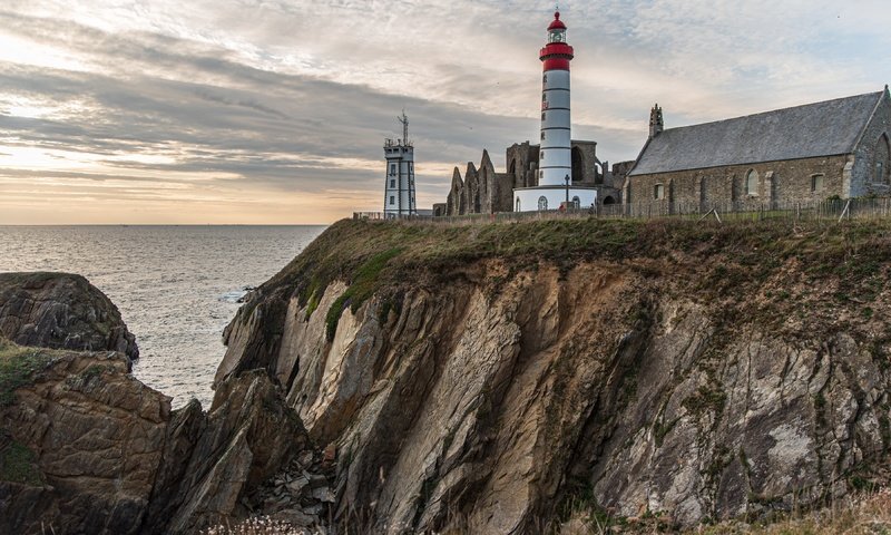 Обои берег, море, маяк, shore, sea, lighthouse разрешение 3840x2160 Загрузить