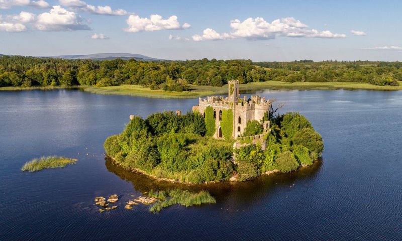 Обои озеро, замок, остров, ирландия, mac dermott's castle, lough key, lake, castle, island, ireland разрешение 2112x1188 Загрузить