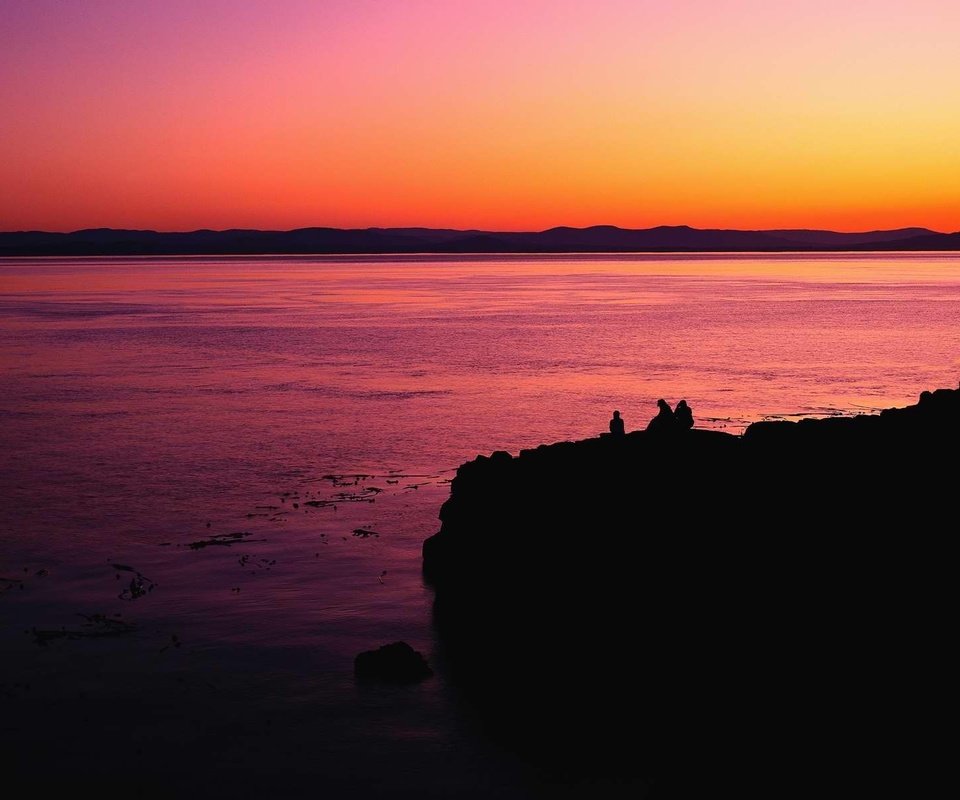 Обои закат, море, маяк, sunset, sea, lighthouse разрешение 3750x1200 Загрузить