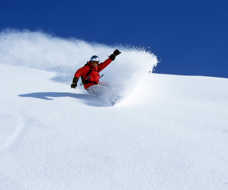 Обои снег, зима, сноуборд, snow, winter, snowboard разрешение 2560x1600 Загрузить