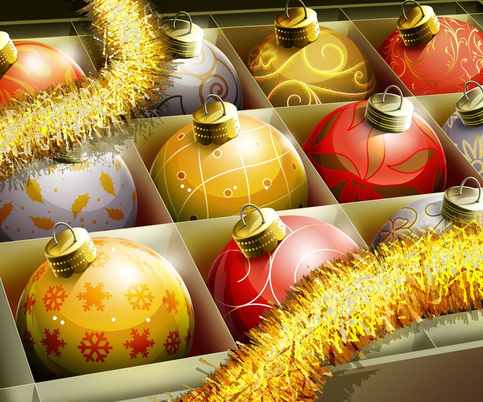 Обои новый год, шары, украшения, игрушки, new year, balls, decoration, toys разрешение 2560x1670 Загрузить