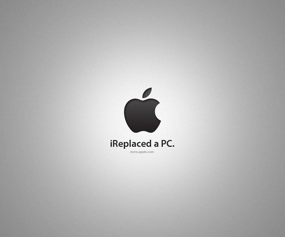 Обои мак, лого, ireplaced a pc, эппл, mac, logo, apple разрешение 1920x1080 Загрузить