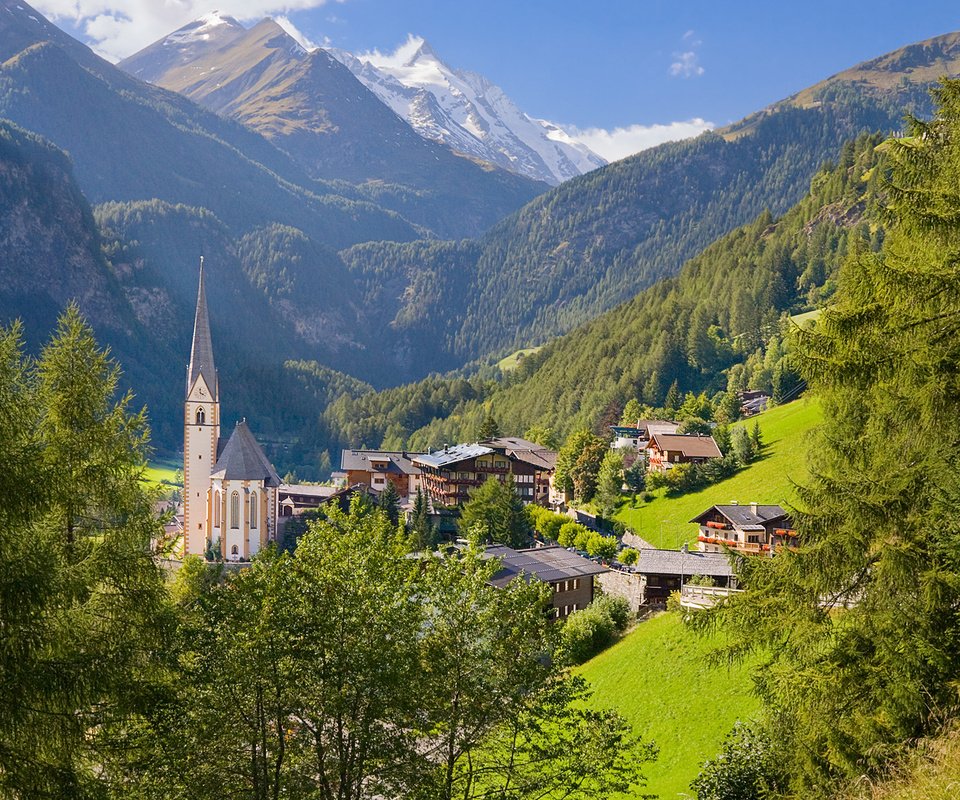 Обои австрия, хайлигенблут, austria, heiligenblut разрешение 1920x1080 Загрузить