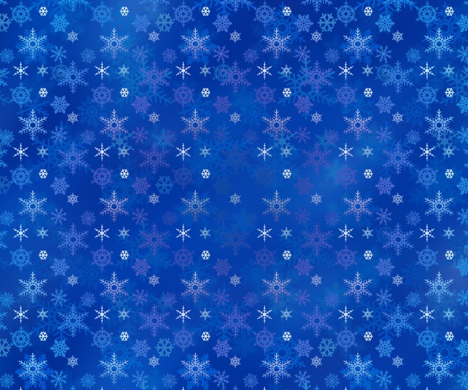 Обои снежинки, синий фон, зимний узор, snowflakes, blue background, winter pattern разрешение 1920x1200 Загрузить