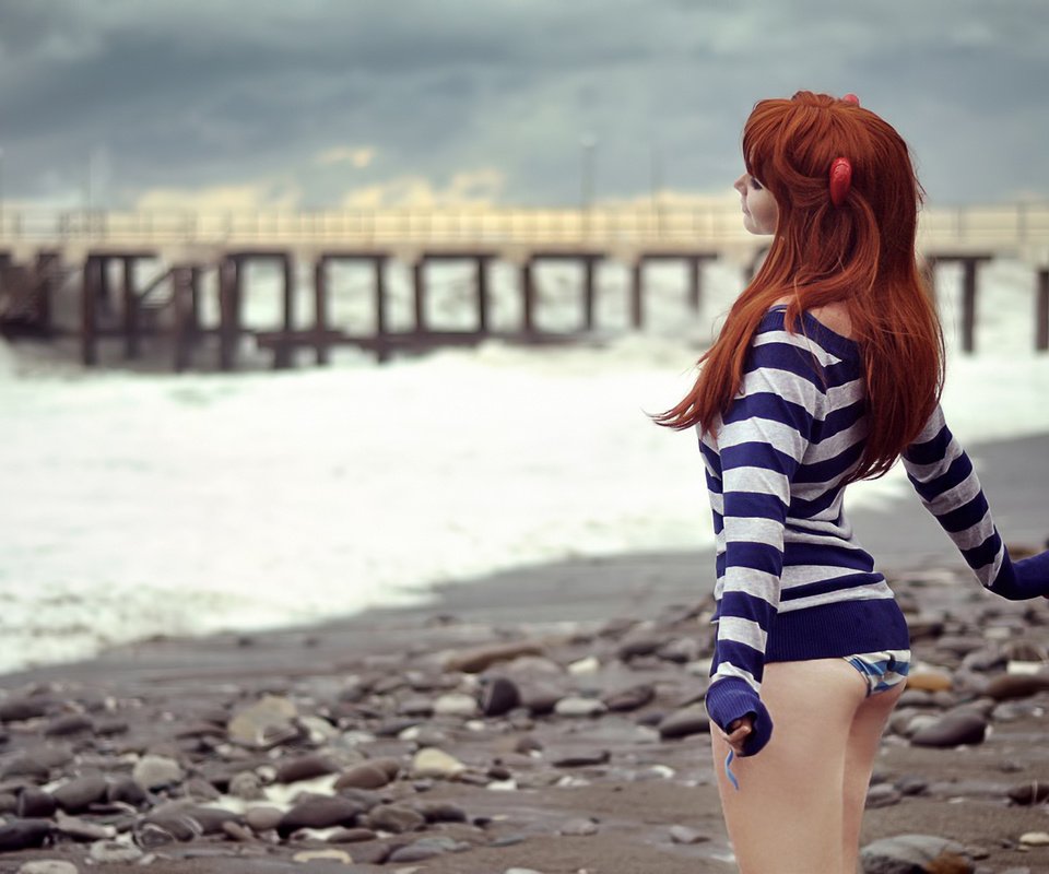 Обои море, пляж, пирс, рыжеволосая, девущка, sea, beach, pierce, redhead, devuschka разрешение 1920x1293 Загрузить