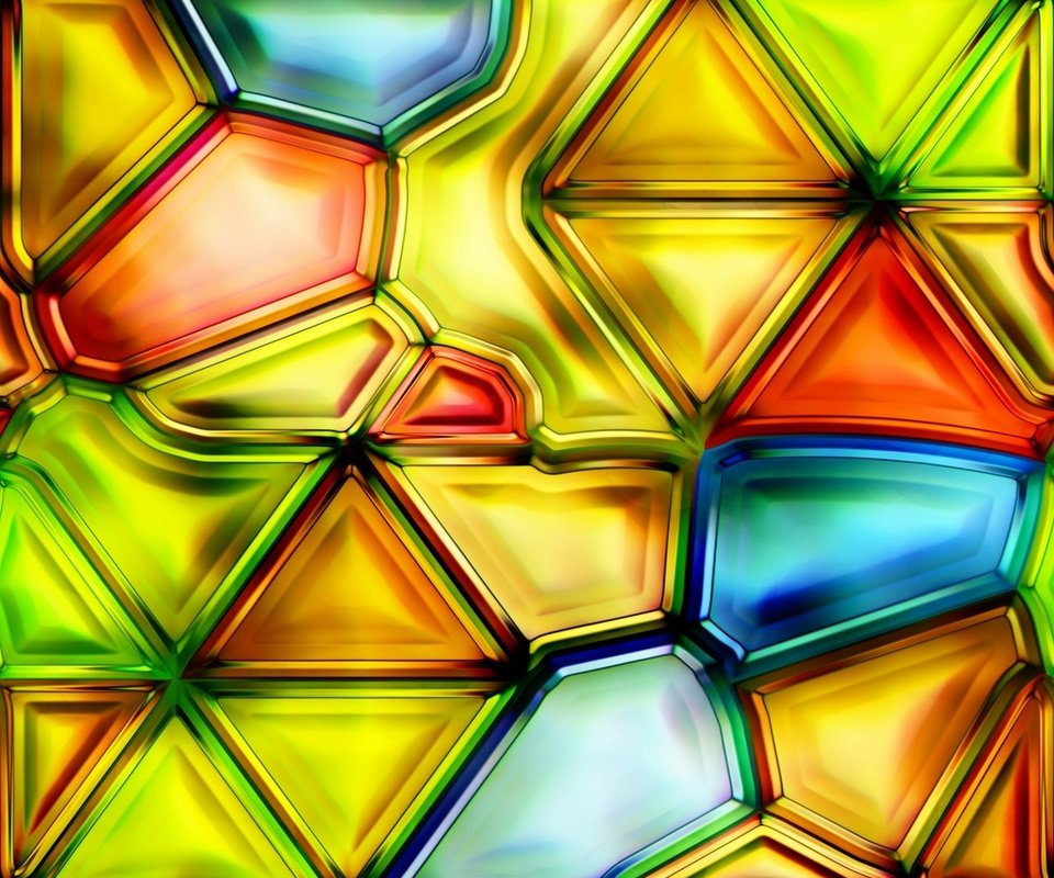 Обои абстракция, фон, стекло, разноцветное, треугольники, витраж, abstraction, background, glass, colorful, triangles, stained glass разрешение 2880x2618 Загрузить