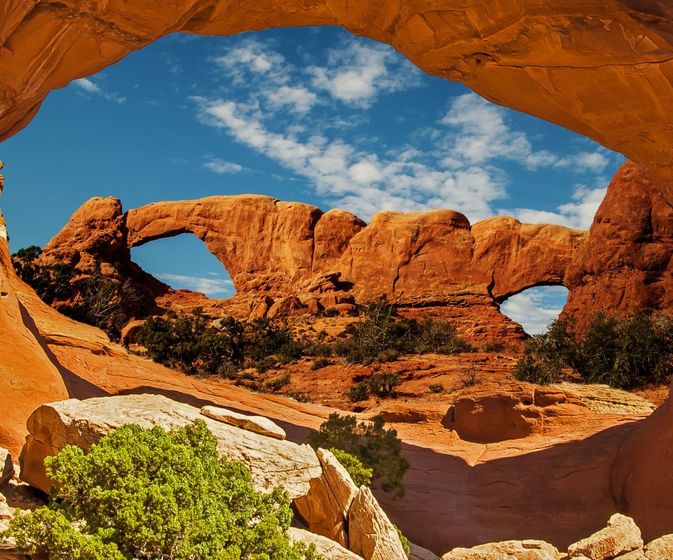 Обои скалы, пейзаж, арки, национальный парк арки, rocks, landscape, arch, arches national park разрешение 2123x1408 Загрузить