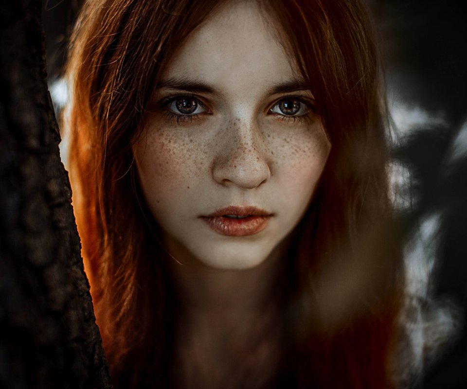 Обои девушка, рыжая, губки, веснушки, прелесть, anne hoffmann, girl, red, sponge, freckles, the beauty разрешение 2048x1366 Загрузить