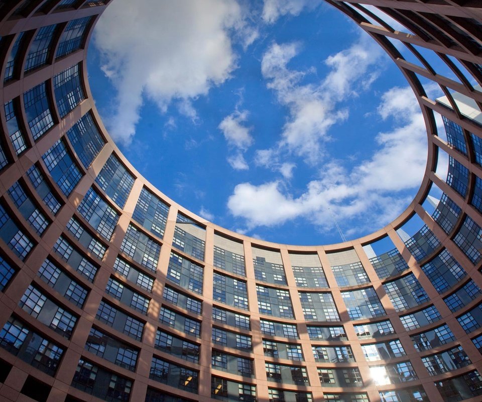 Обои здание, франция, страсбург, европейский парламент, the building, france, strasbourg, the european parliament разрешение 1920x1080 Загрузить