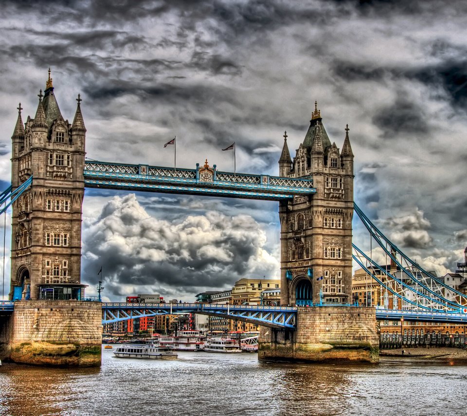 Обои река, мост, лондон, river, bridge, london разрешение 2500x1506 Загрузить