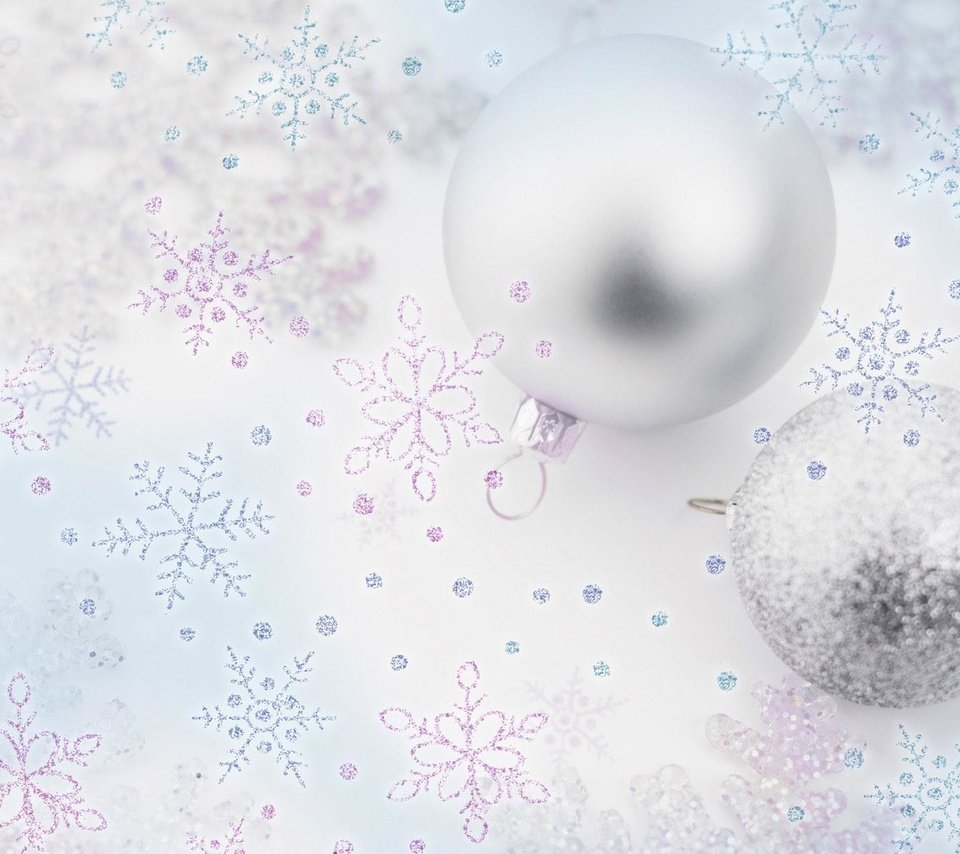 Обои новый год, зима, снежинки, шарики, new year, winter, snowflakes, balls разрешение 1920x1200 Загрузить