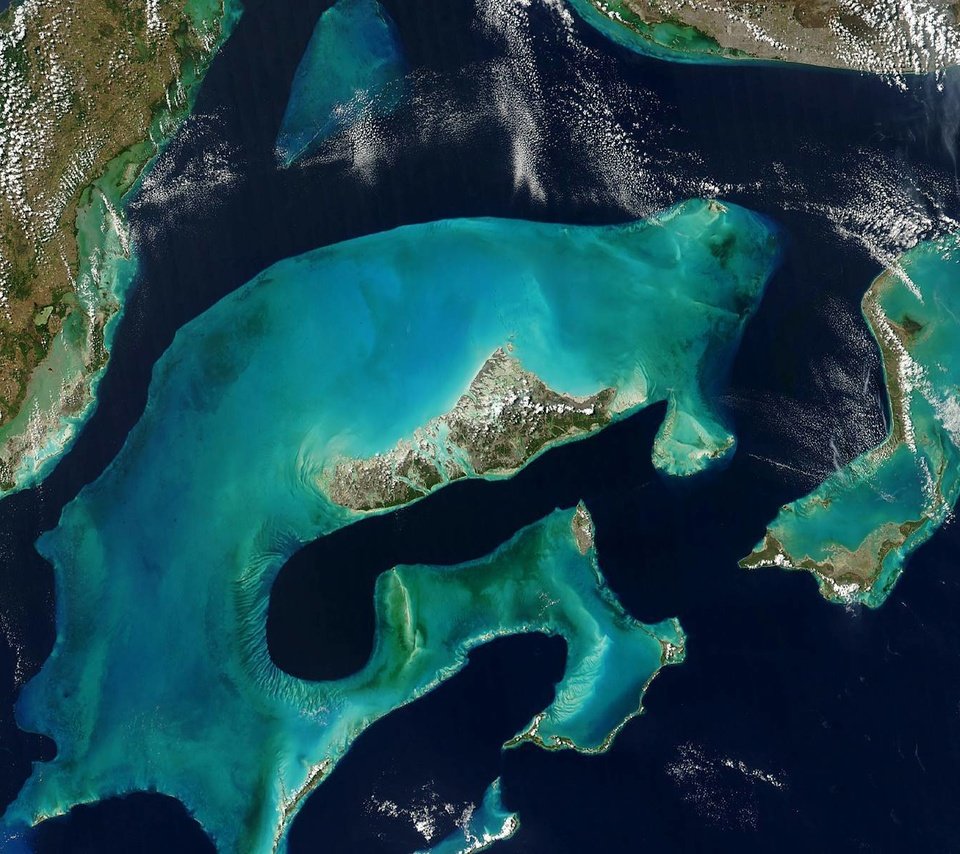 Обои острова, океан, с космоса, islands, the ocean, from space разрешение 1920x1200 Загрузить