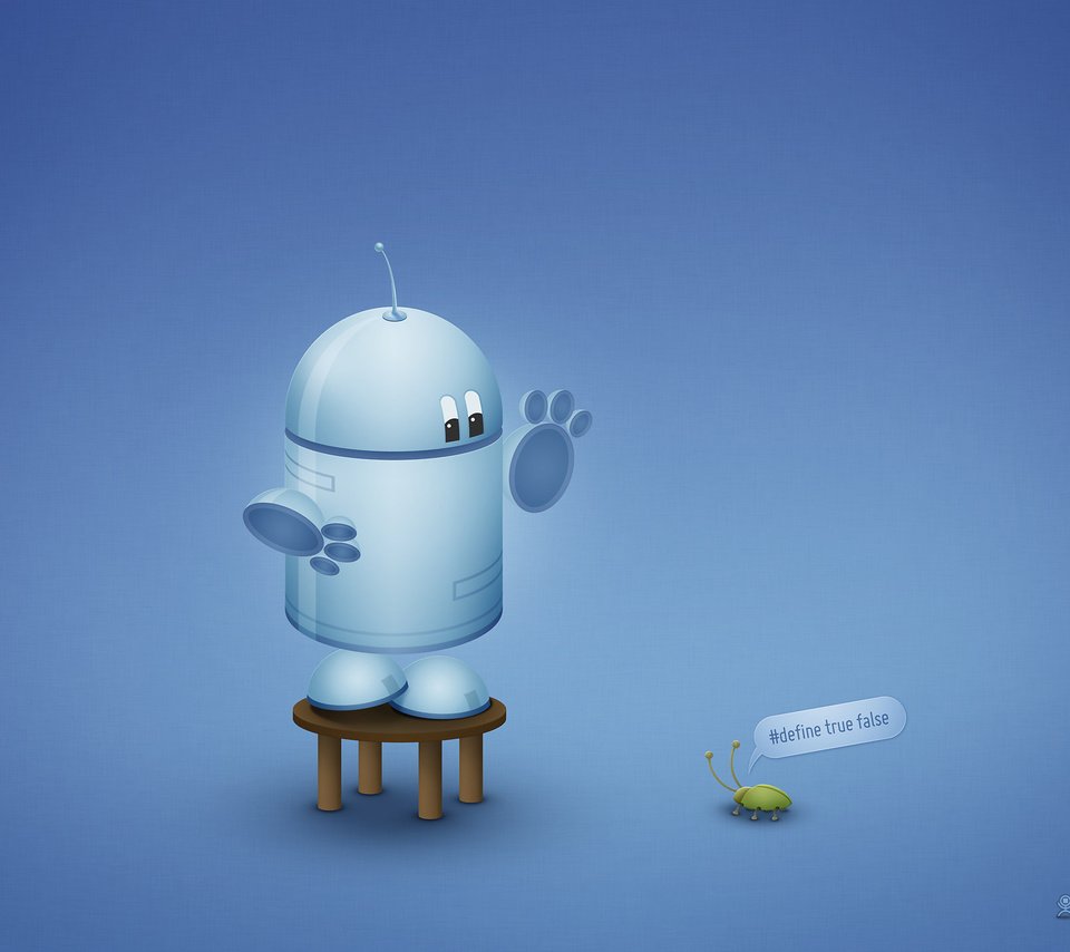 Обои синий, робот, андроид, андройд, баг, blue, robot, android, bug разрешение 1920x1440 Загрузить