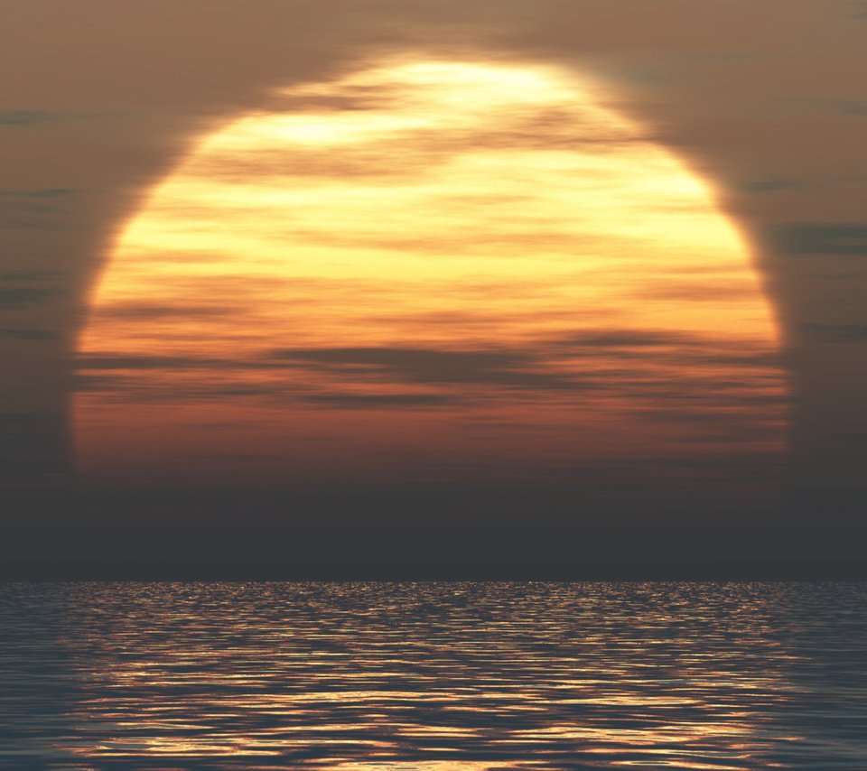 Обои солнце, закат, море, the sun, sunset, sea разрешение 1920x1200 Загрузить