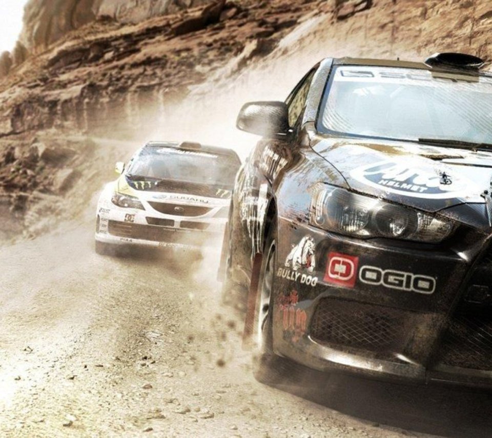 Обои dirt2, lancer, эволюция, evolution разрешение 2087x1050 Загрузить