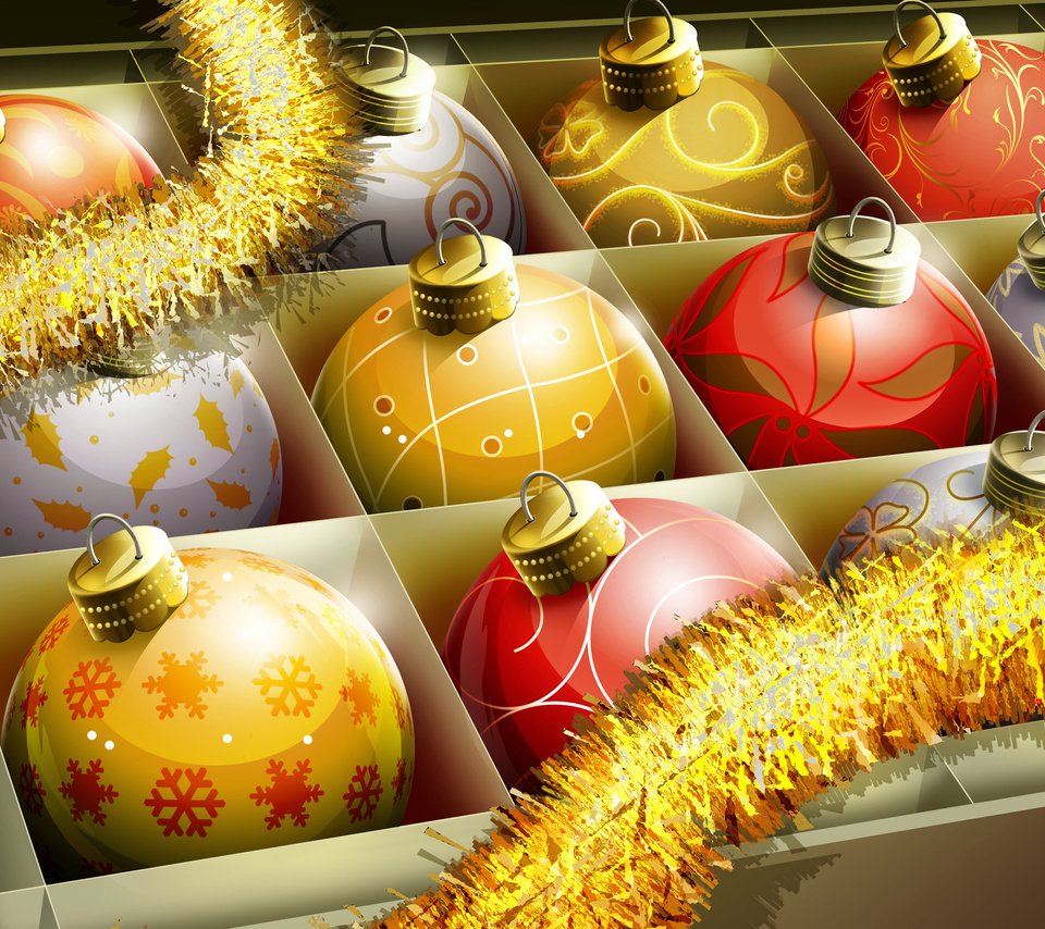 Обои новый год, шары, украшения, игрушки, new year, balls, decoration, toys разрешение 2560x1670 Загрузить