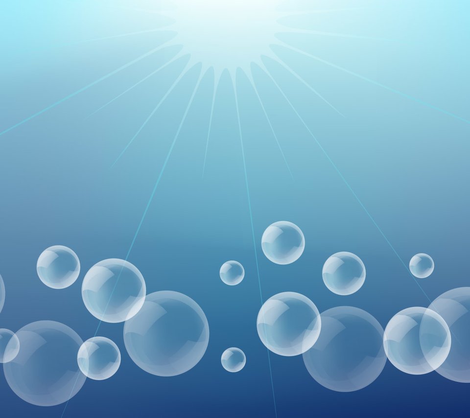 Обои свет, пузыри, голубое, light, bubbles, blue разрешение 1920x1200 Загрузить