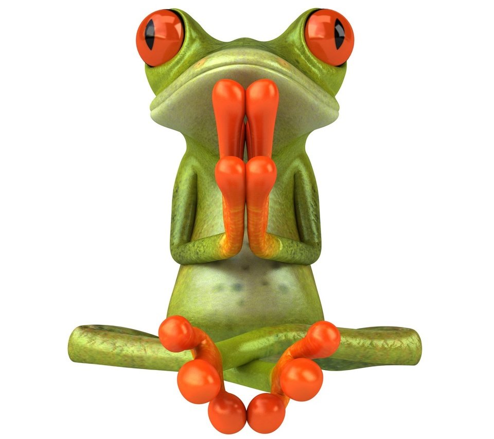 Обои лягушка, 3д, лупатая, frog, 3d, lupato разрешение 1920x1200 Загрузить