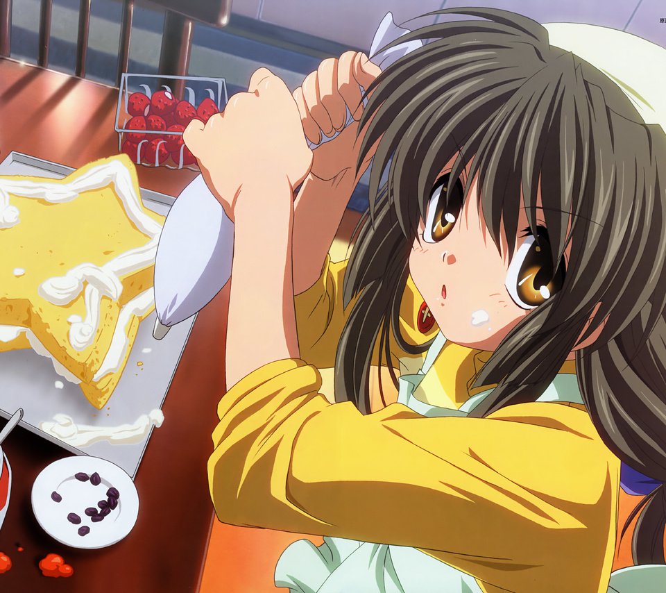 Обои clannad, ibuki fuuko разрешение 6117x4091 Загрузить