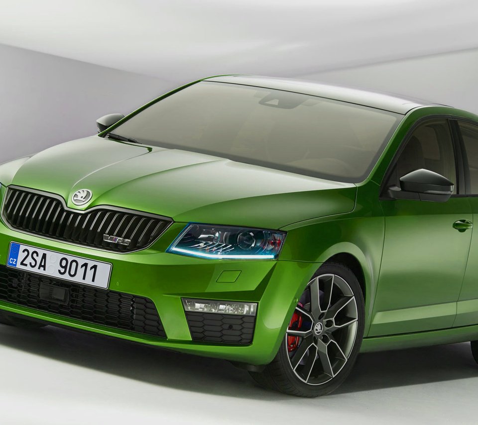 Обои зеленая, супер, skoda, green, super разрешение 1920x1080 Загрузить