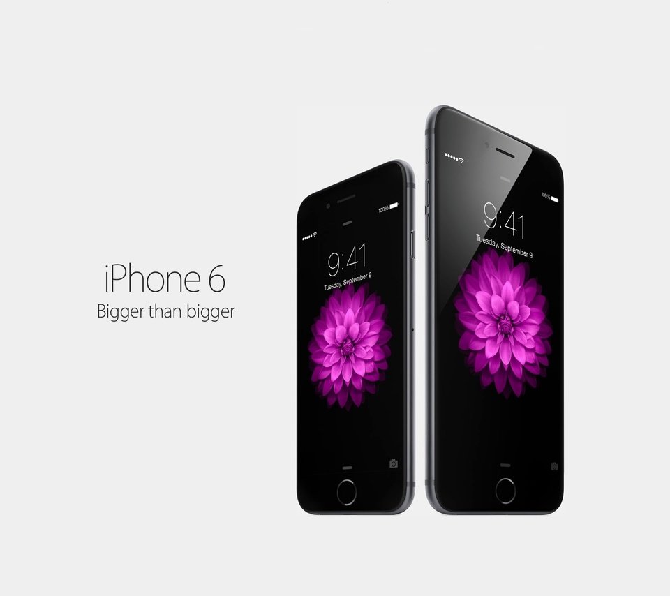 Обои bigger, its better, iphone6, iphone 6 plus, isnt simply, эппл, apple разрешение 2560x1440 Загрузить