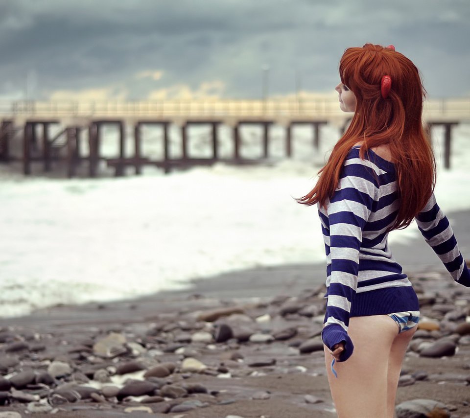 Обои море, пляж, пирс, рыжеволосая, девущка, sea, beach, pierce, redhead, devuschka разрешение 1920x1293 Загрузить