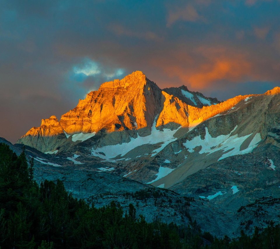 Обои горы, рассвет, eastern sierra, ка­ли­фор­нийс­кая, mountains, dawn, california разрешение 1920x1200 Загрузить