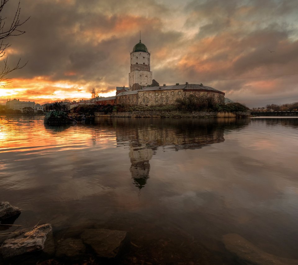 Обои осень, россия, выборг, выборгский замок, autumn, russia, vyborg разрешение 1920x1200 Загрузить