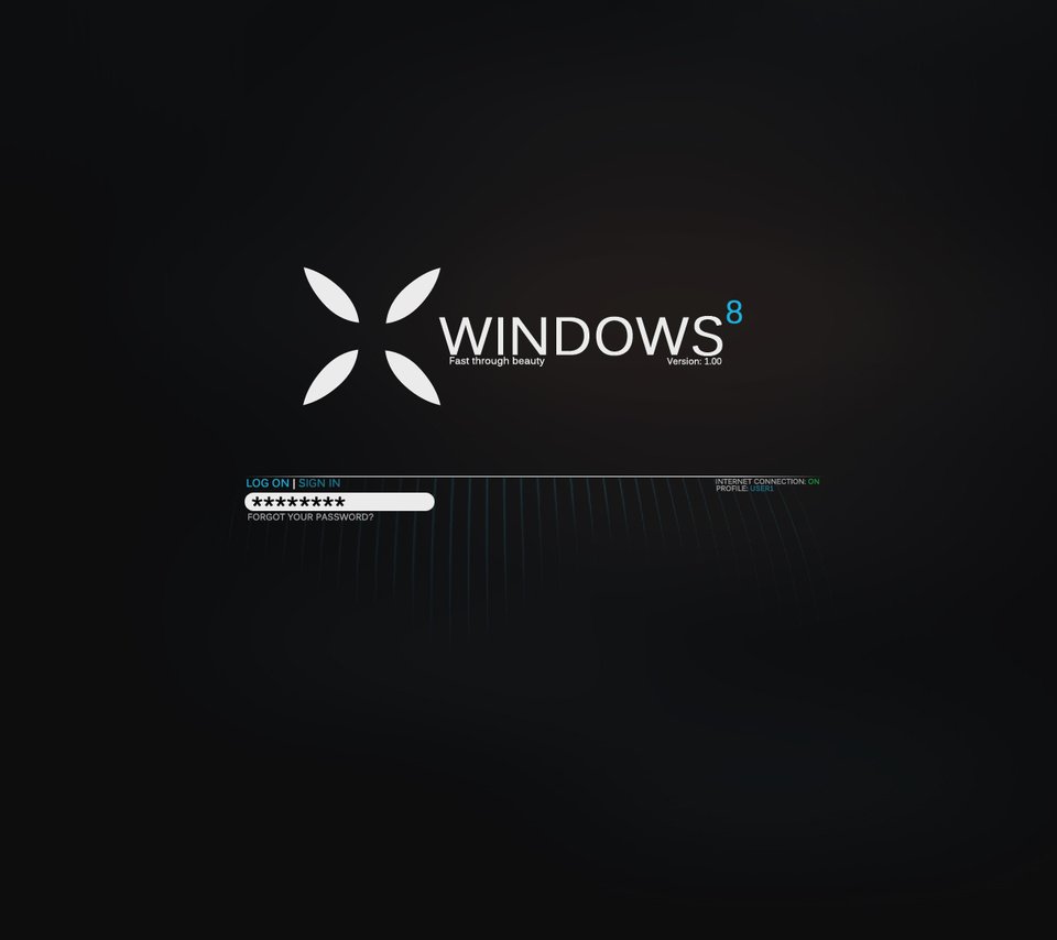 Обои черный фон, hi tech, 8, винда, black background, windows разрешение 1920x1080 Загрузить