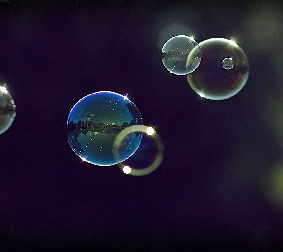 Обои bubbles (удивительные, пузыри), восхитительная, bubbles (the amazing, bubbles), amazing разрешение 1920x1200 Загрузить