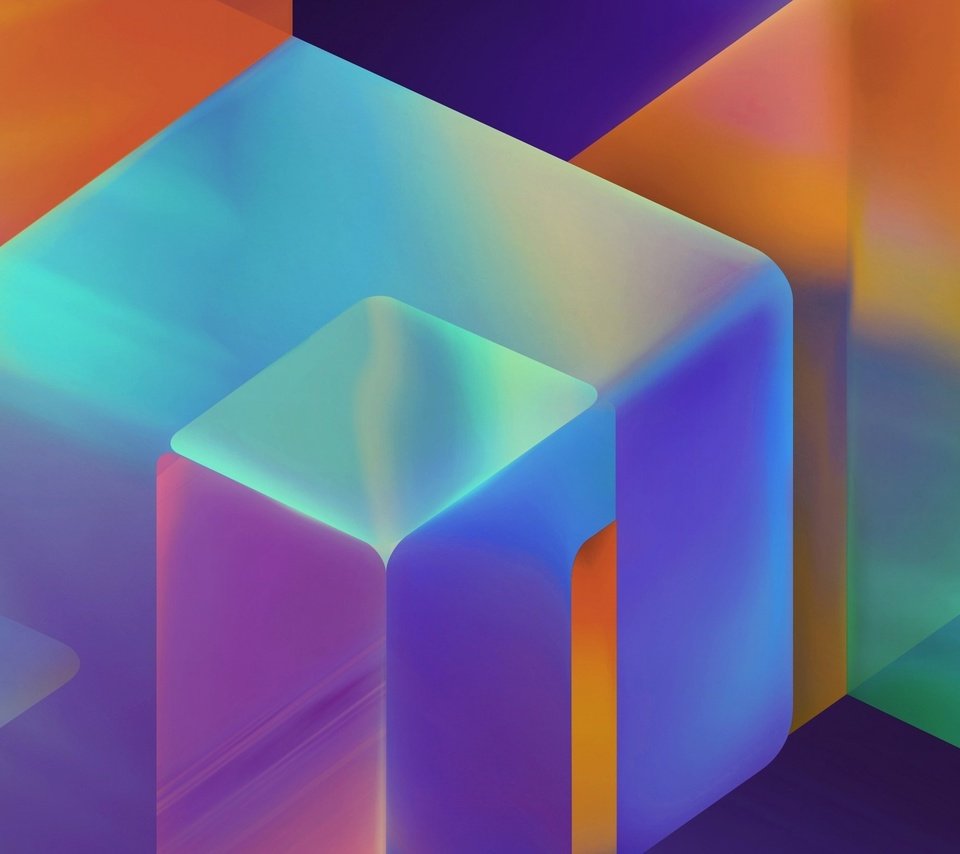 Обои абстракция, линии, краски, кубы, объем, куб, грань, 3д, abstraction, line, paint, cuba, the volume, cube, face, 3d разрешение 3065x1600 Загрузить