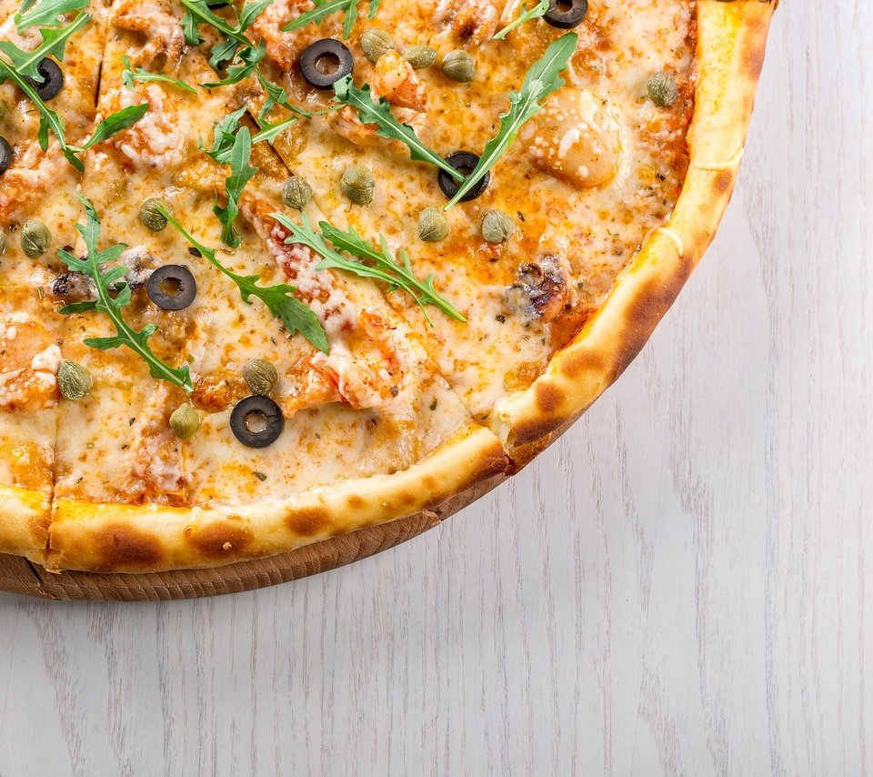 Обои грибы, сыр, пицца, тесто, mushrooms, cheese, pizza, the dough разрешение 1920x1280 Загрузить