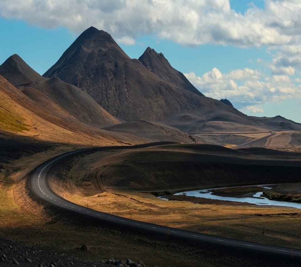 Обои дорога, горы, природа, пейзаж, road, mountains, nature, landscape разрешение 1920x1200 Загрузить