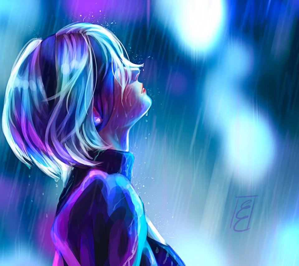Обои рисунок, девушка, дождь, nier automata, figure, girl, rain разрешение 1920x1357 Загрузить