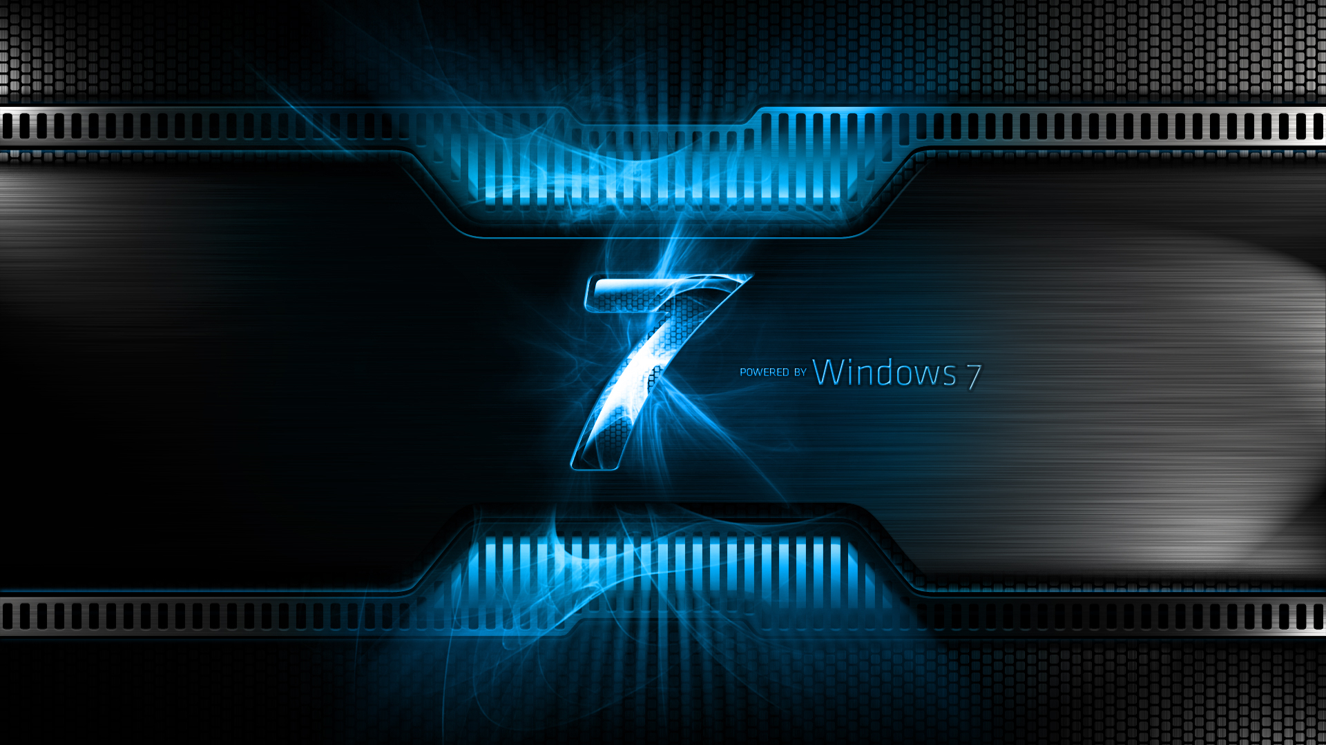 Обои голубая, windows 7, семерка, windows seven, ос, microsoft windows, blue, seven, os разрешение 1920x1080 Загрузить
